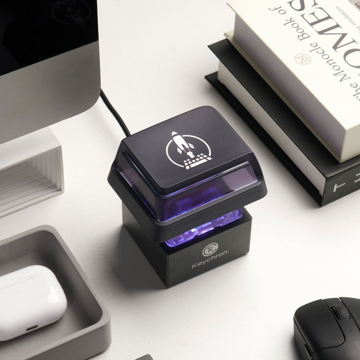 如何拆解Keychron Q0 Mini 8K行動鍵並找到重置按鈕