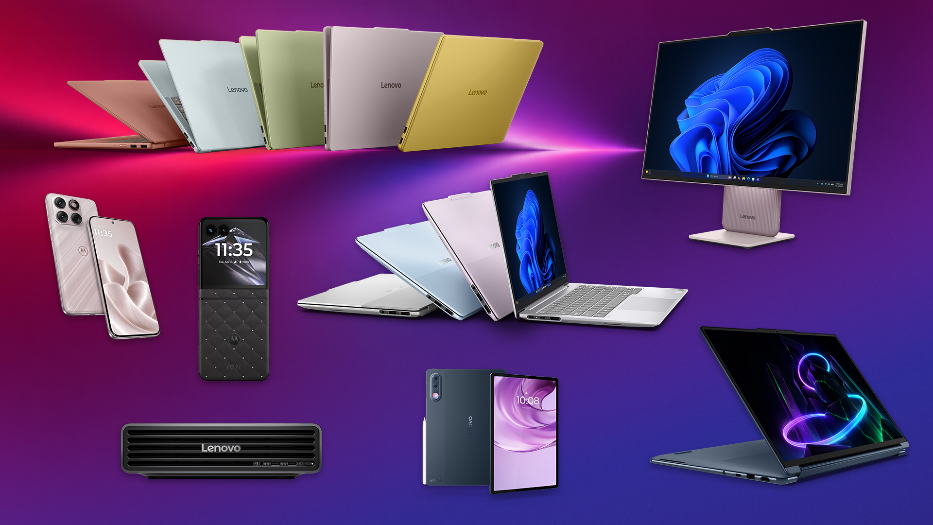  Lenovo 推出全新個人及企業技術，拓展 Hybrid AI 應用