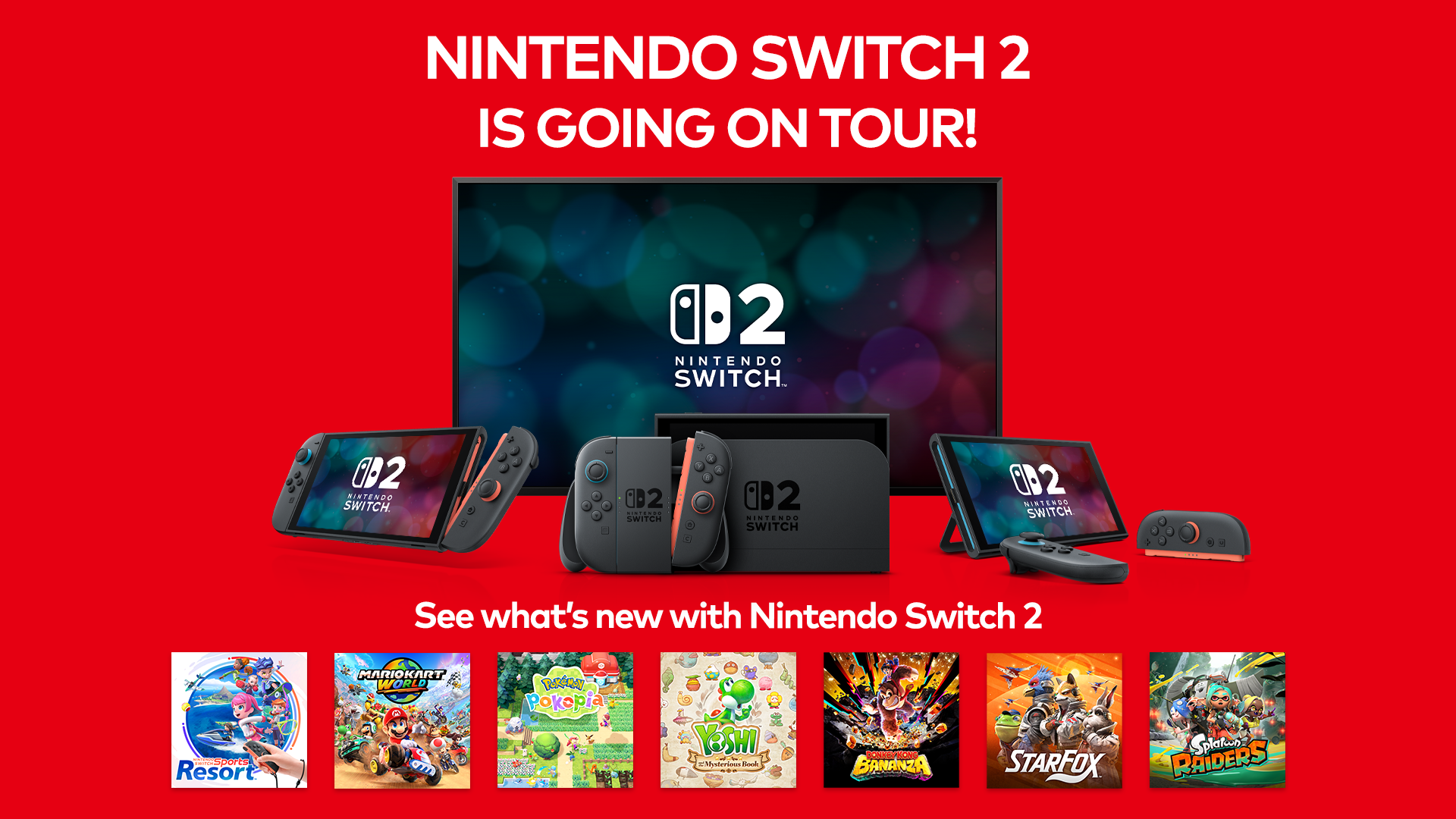Nintendo Switch 2 Tours UK Throughout 2026!