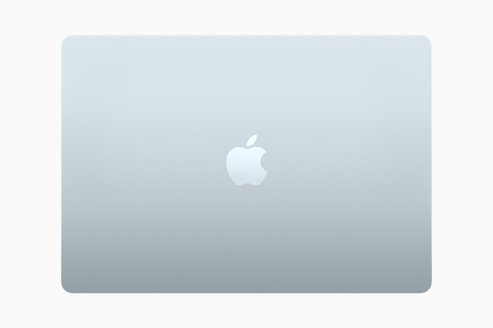 Top view of MacBook Air.