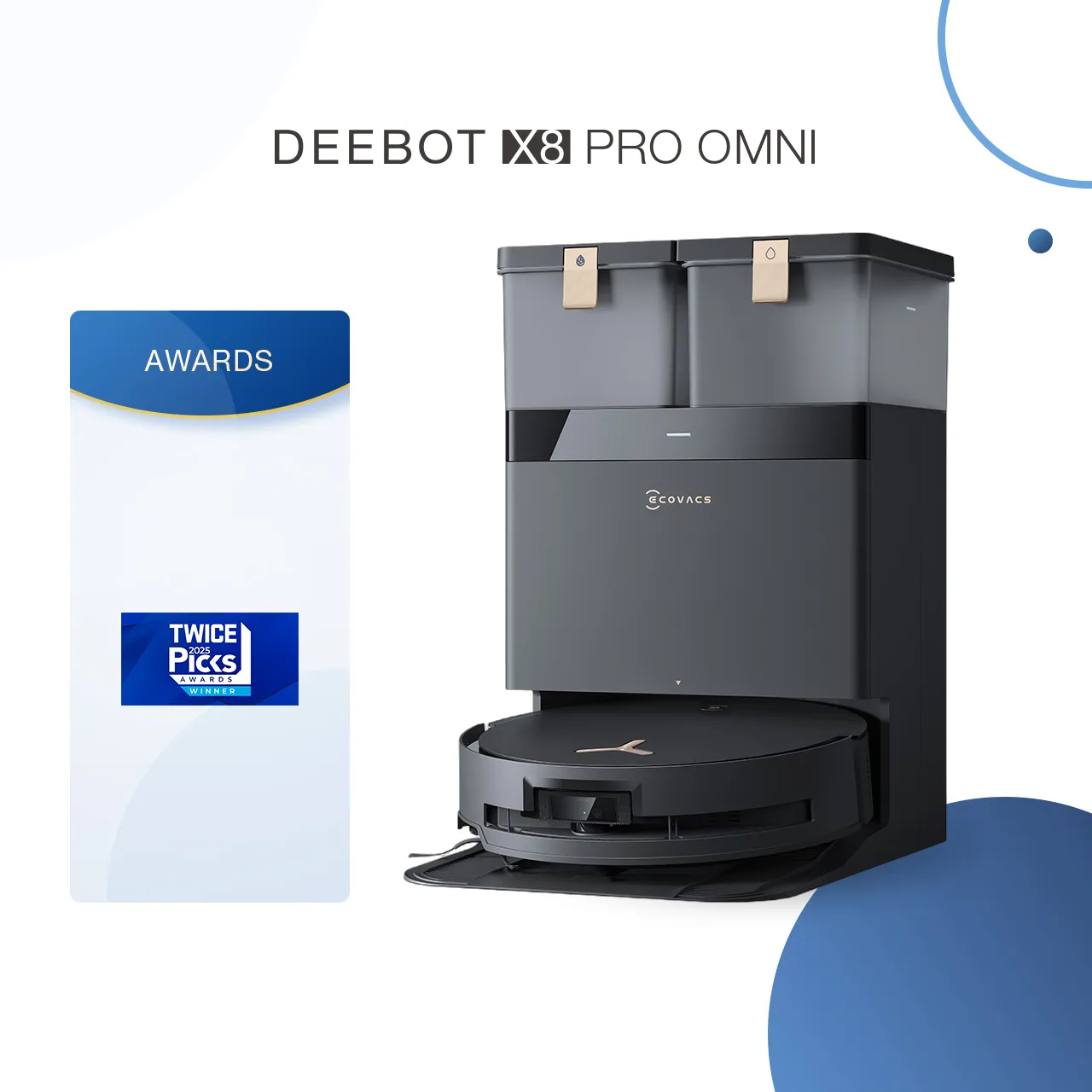 GLOBAL DEEBOT X8 PRO OMNI awards 1280x1280