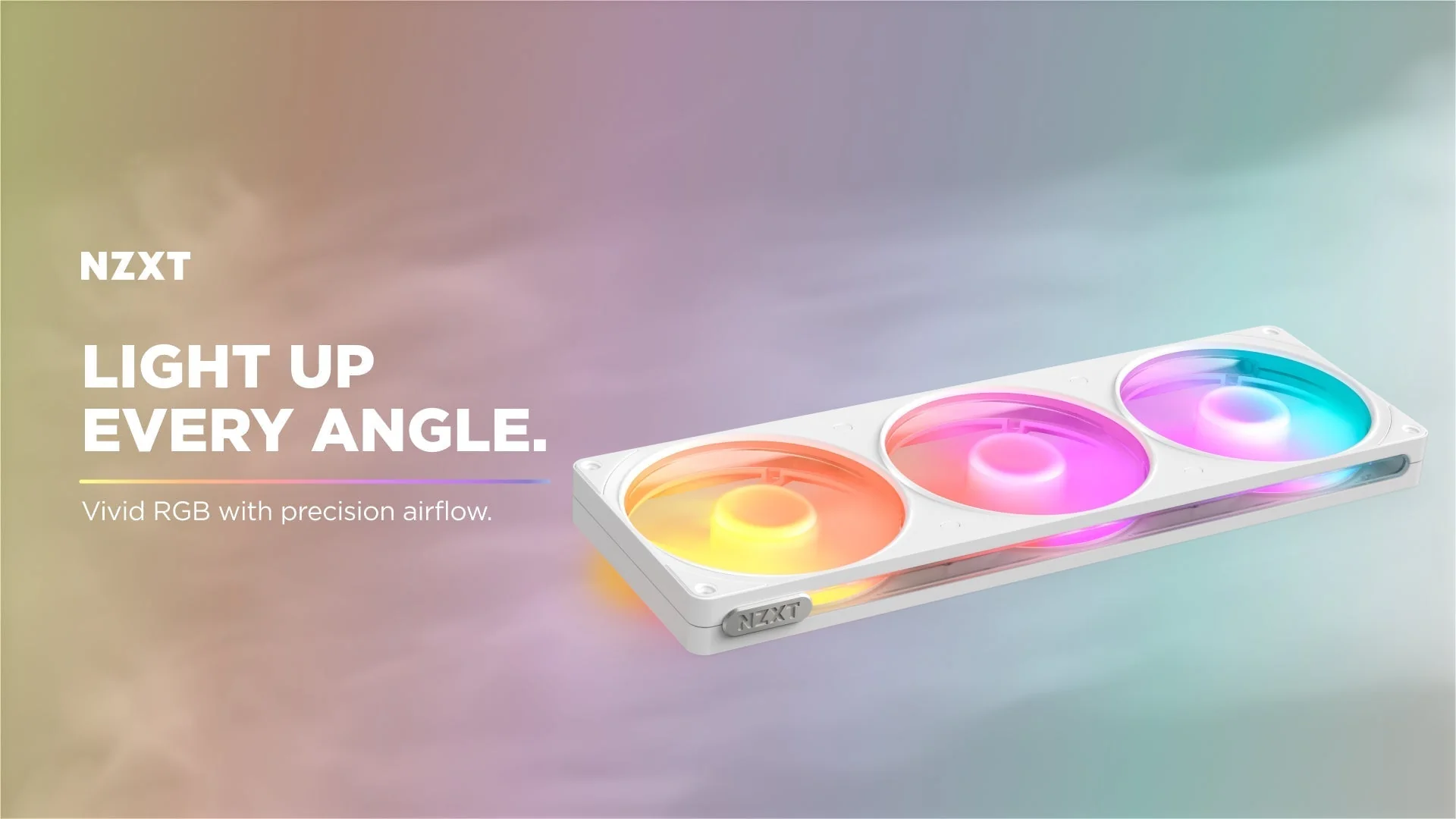 NZXT RGB Fans, Refreshed: Less to Install. More to Show.