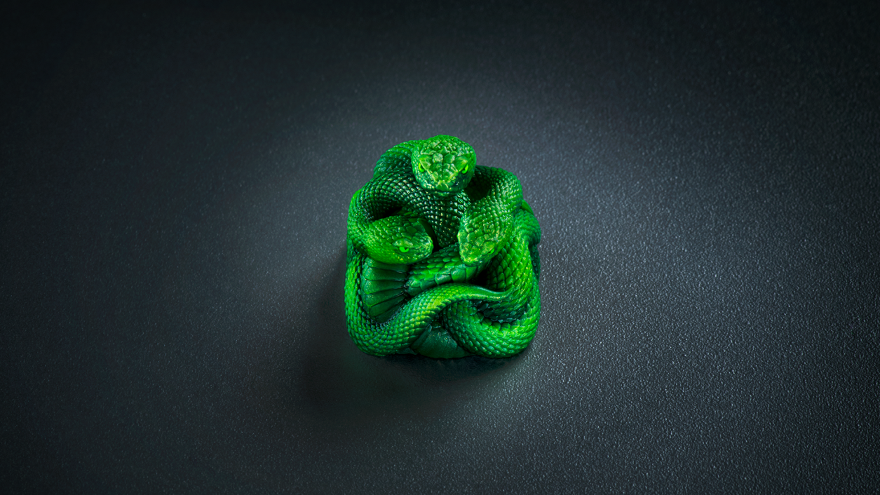 每鍵皆傑作 – Razer 推出 Artisan Keycap – 雙頭蛇版